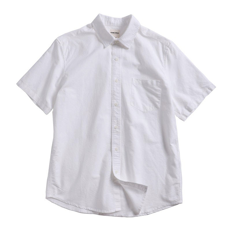 Fashion Pure Cotton Oxford Woven Shirts Men